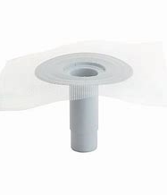 Available in 50mm, 75mm and 100mm, these drains have a bonded fibre glass mesh flange for perfect adhesion of GRP Liquids.